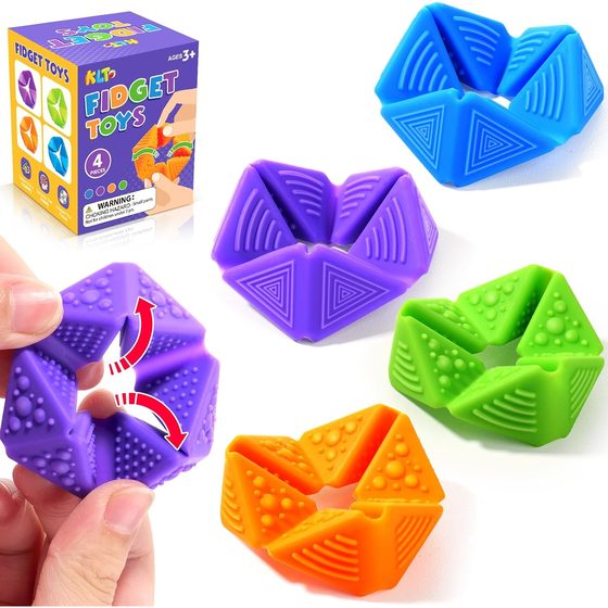 KLT Silicone Sensory Flip Cube