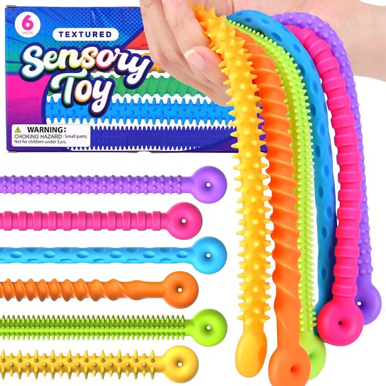 KLT Stretchy Sensory Strings, 6 Pack